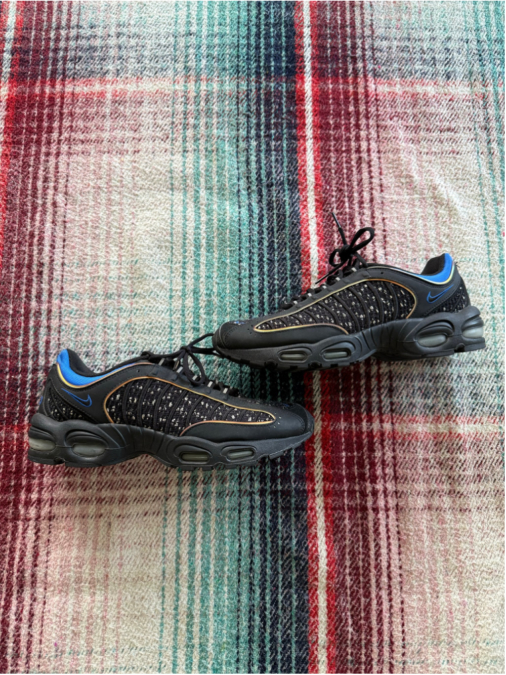 Supreme Nike Air Max Tailwind IV Black/Blue/Gold 12